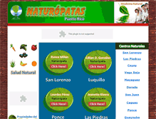 Tablet Screenshot of naturopataspr.com